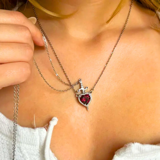 Collar Alianza Sagrada💘 | Baño en Oro + Estuche Premium Gratis✨